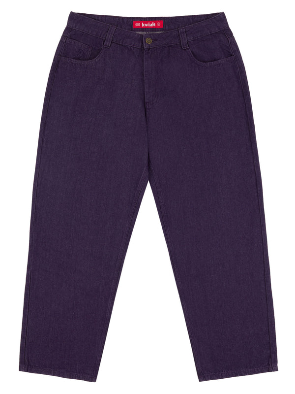 1990 BAGGY DENIM PANTS | PURPLE WASH