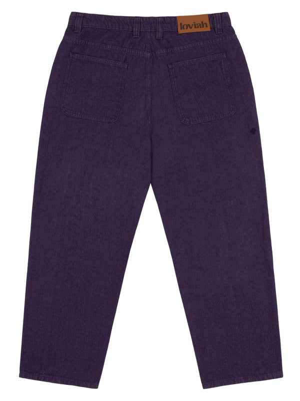 1990 BAGGY DENIM PANTS | PURPLE WASH
