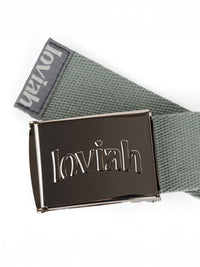 CHROME WEBBING BELT | STEEL