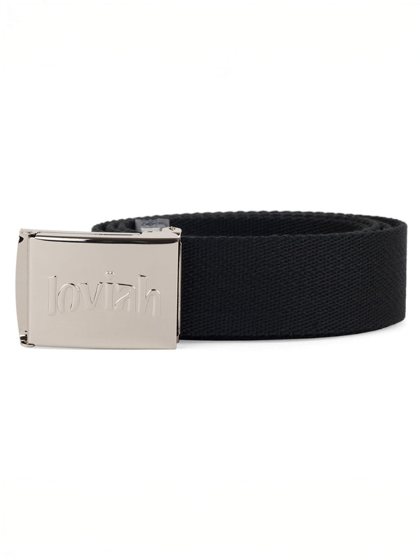 CHROME WEBBING BELT | BLACK