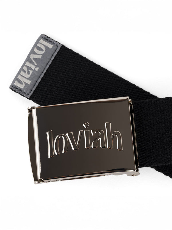 CHROME WEBBING BELT | BLACK