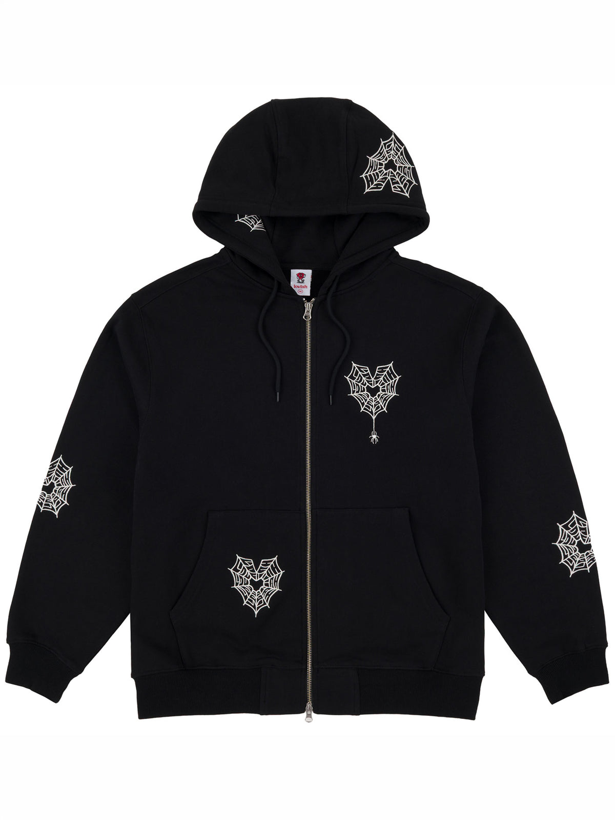 SPIDERMAN ZIP HOODY | BLACK