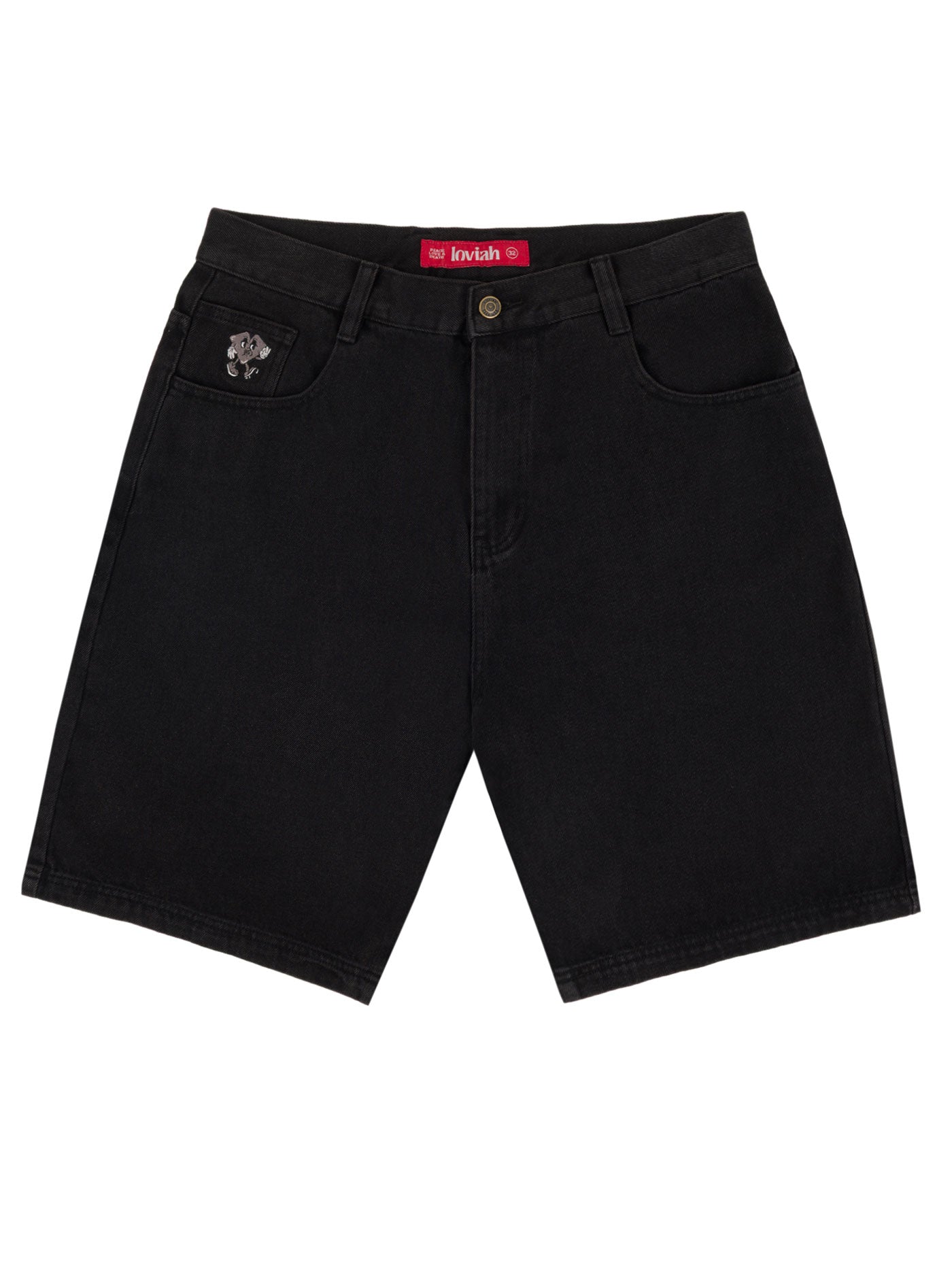 BoTT Sparkle Jacquard Denim Shorts black JHORTS DENIM SHORTS