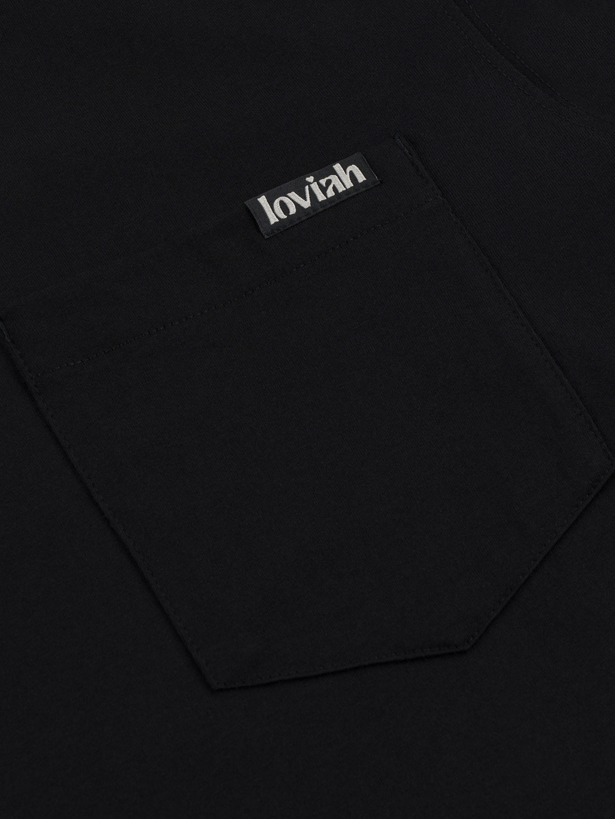 POCKET LONG SLEEVE T-SHIRT BLACK