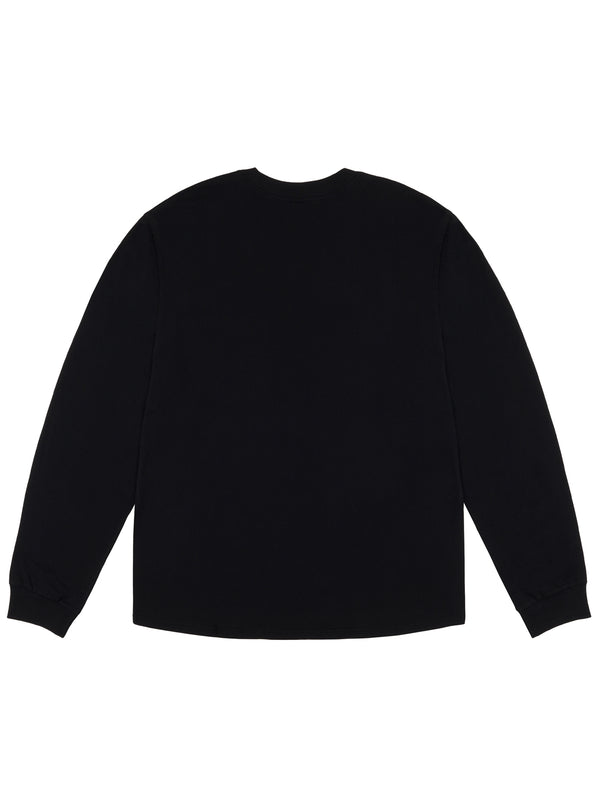 POCKET LONG SLEEVE T-SHIRT BLACK