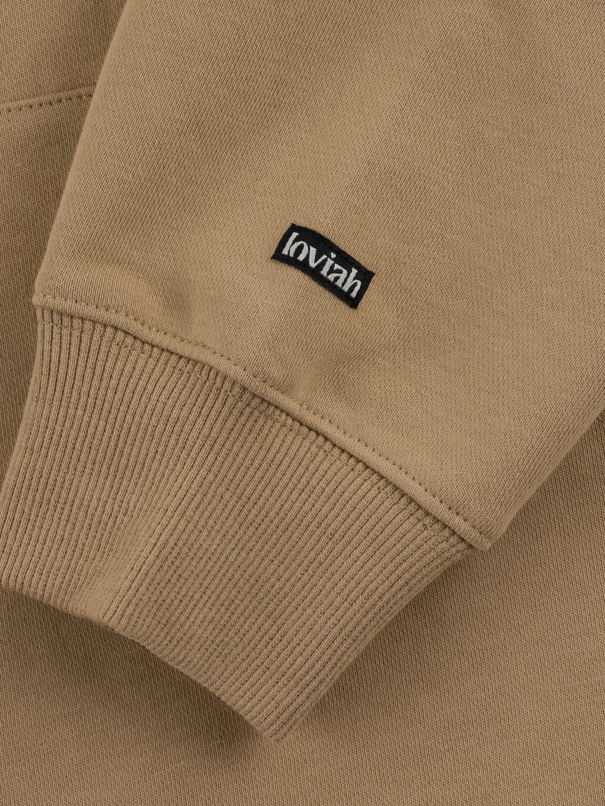 L POCKET CREWNECK TAN