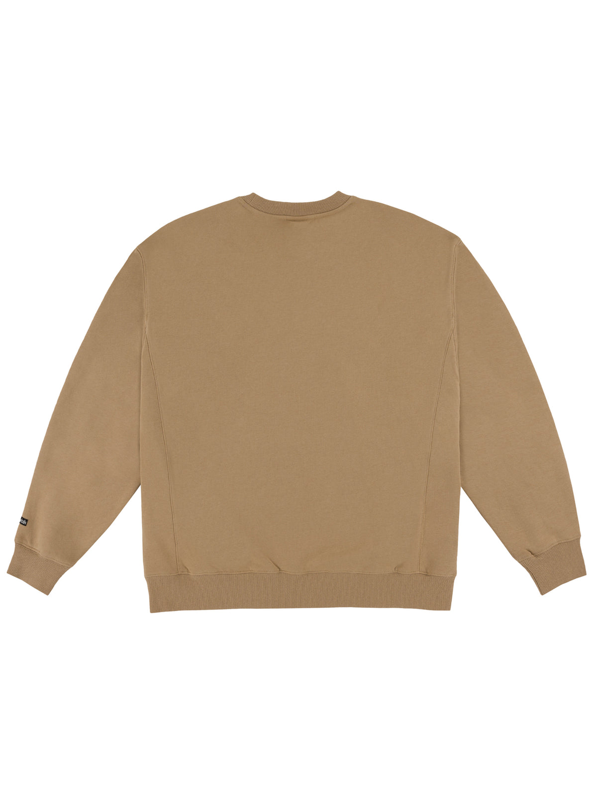 L POCKET CREWNECK TAN