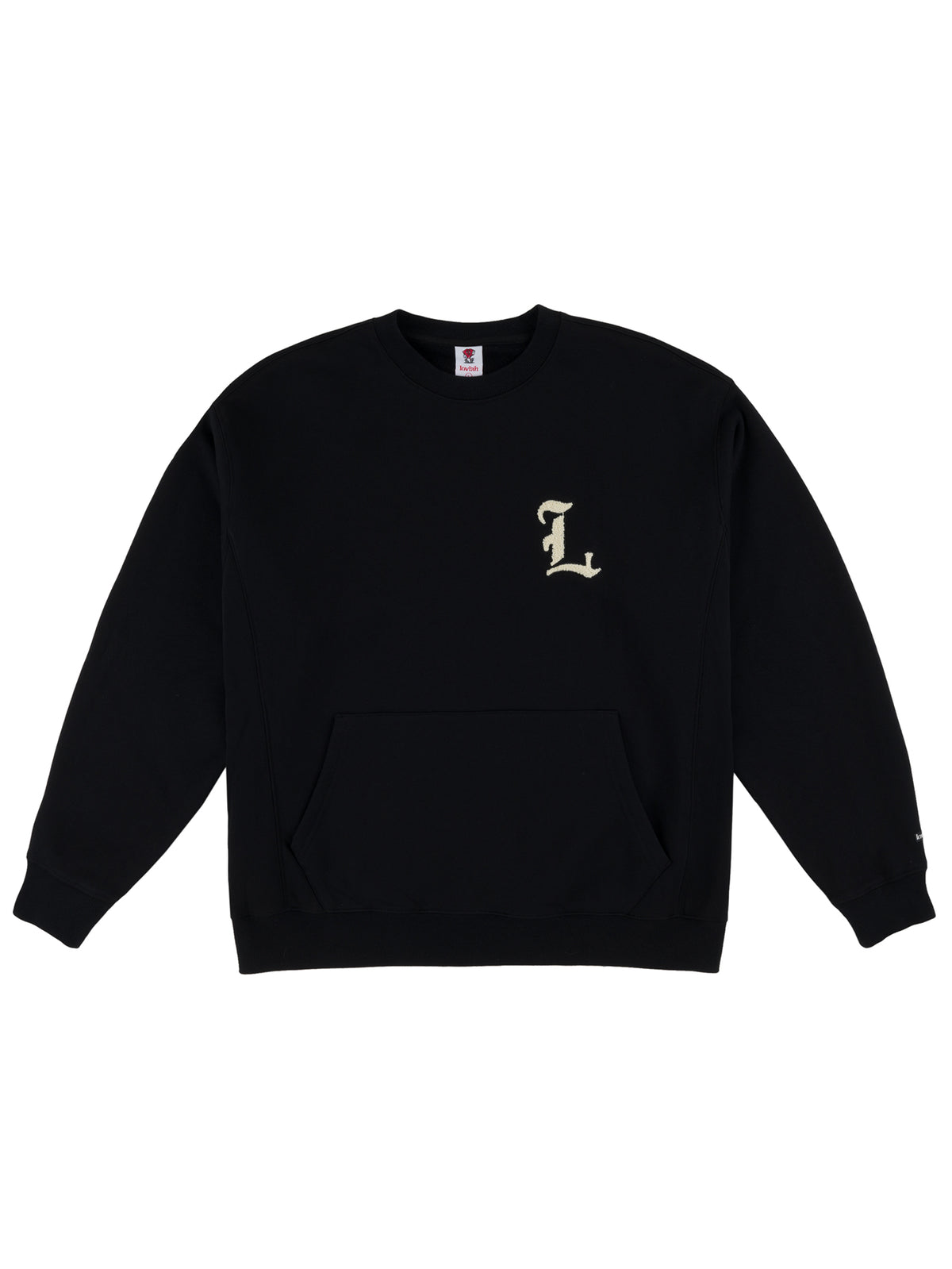 L POCKET CREWNECK BLACK 