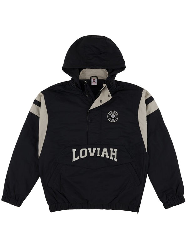 LOVIAH 1/4 ZIP JACKET BLACK 