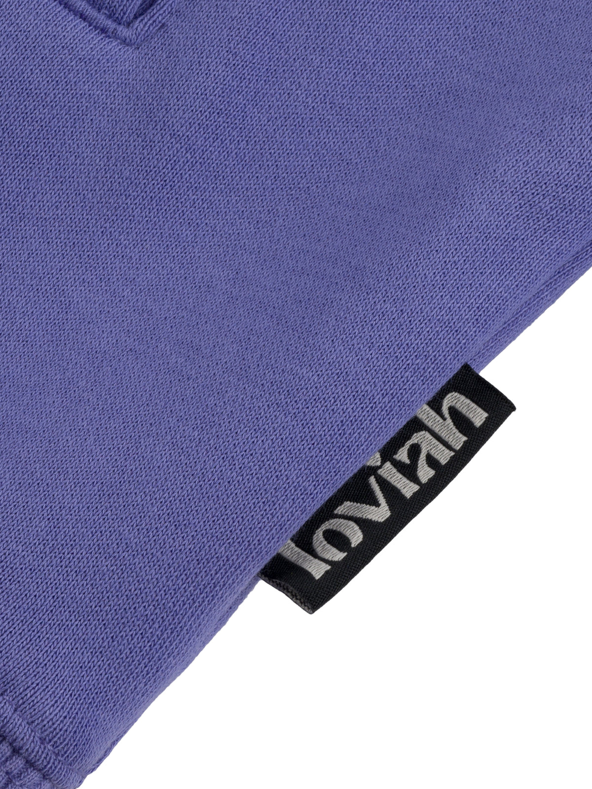 OVERLAP 1/4 ZIP SWEATER ULTRAVIOLET