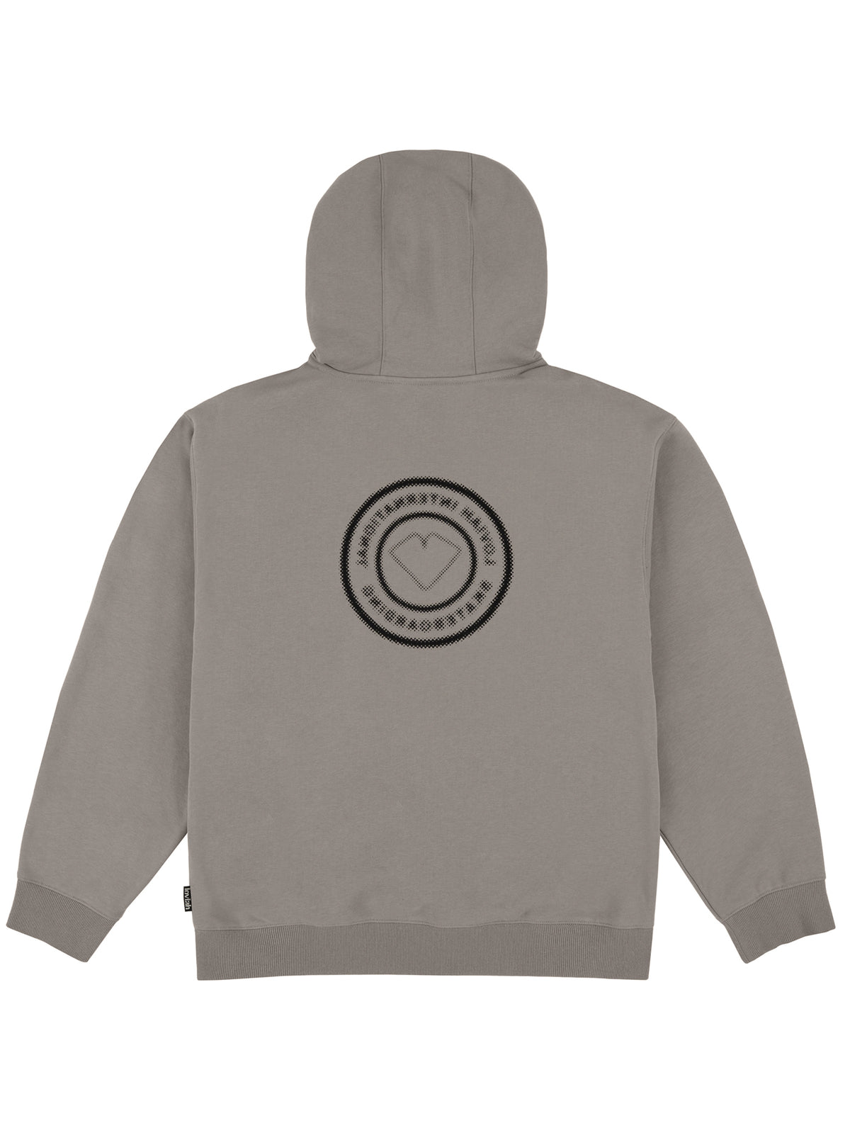 INTERNATIONAL ZIP UP HOODIE CEMENT