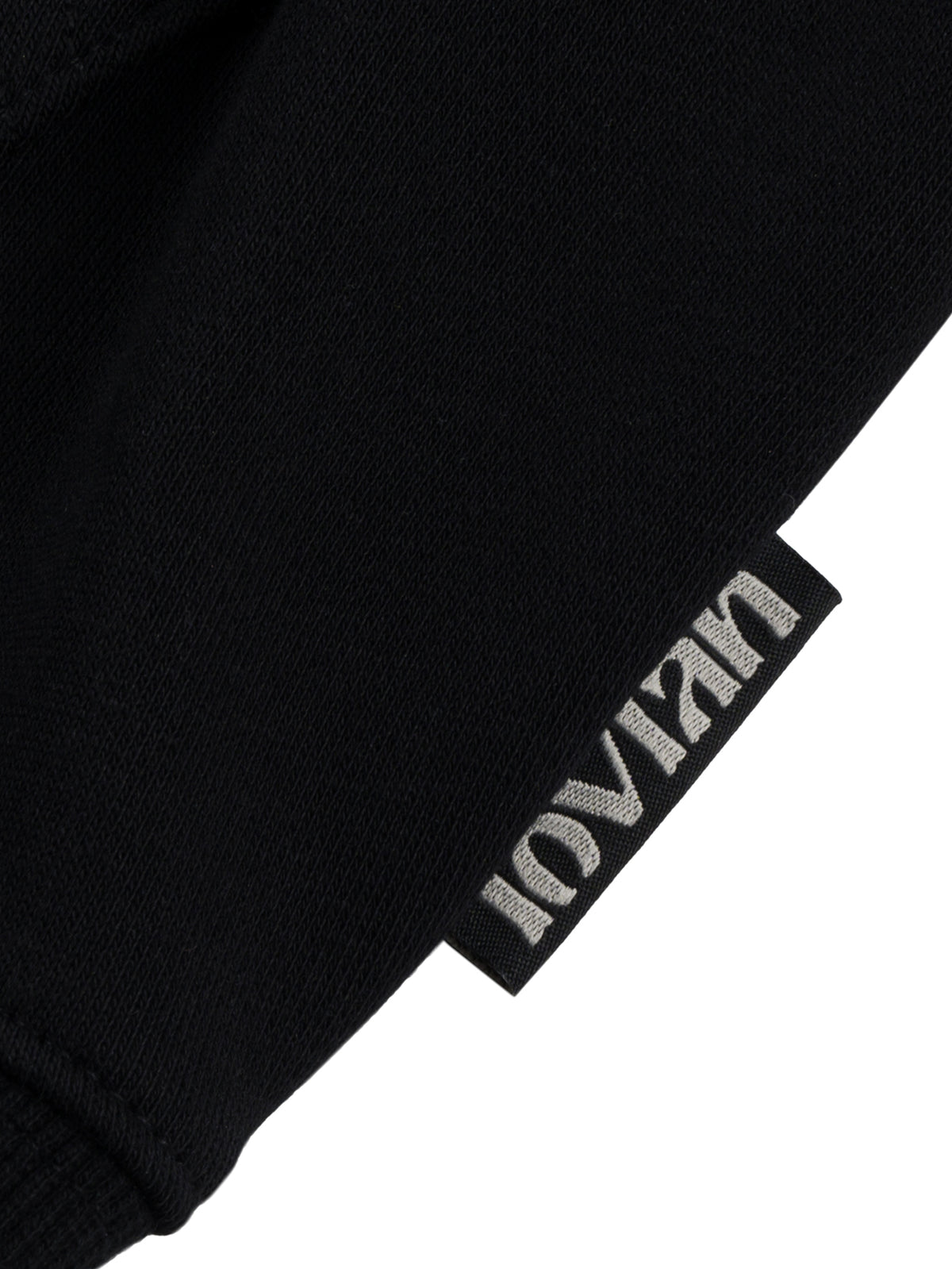 BASEBALL ZIP UP HOODIE BLACK 