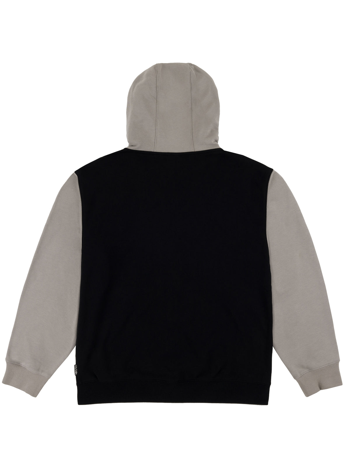 BASEBALL ZIP UP HOODIE BLACK 