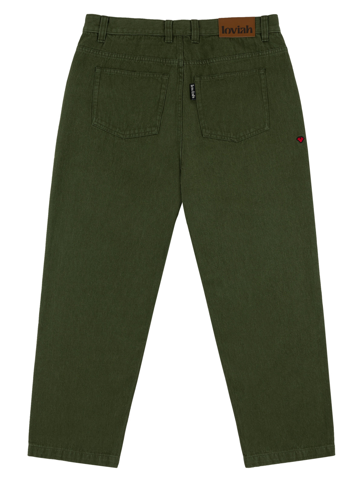 5 POCKET DENIM PANTS ARMY