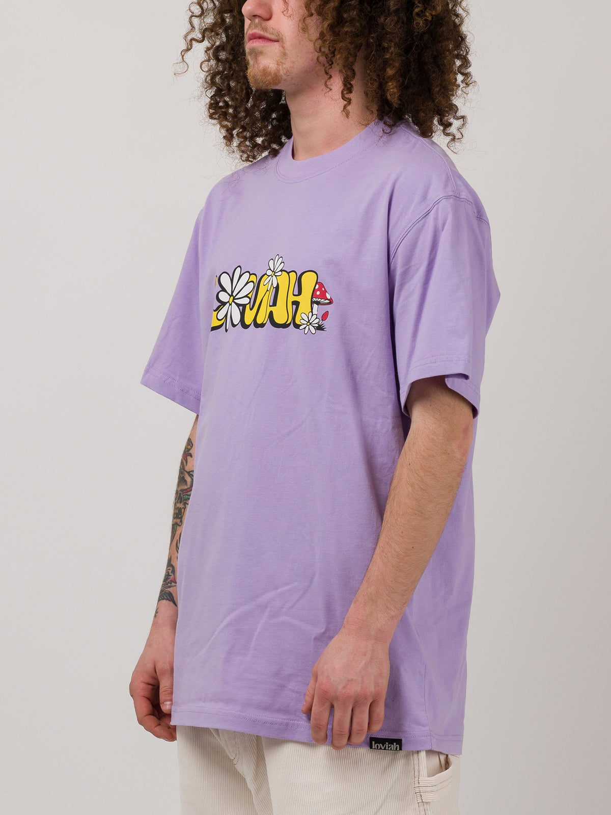 FLOWER POWER T-SHIRT Lavender