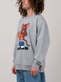 JERRY CREWNECK Heather Grey