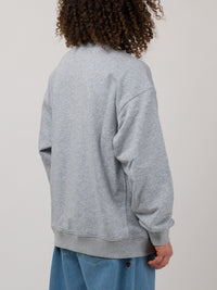 JERRY CREWNECK Heather Grey