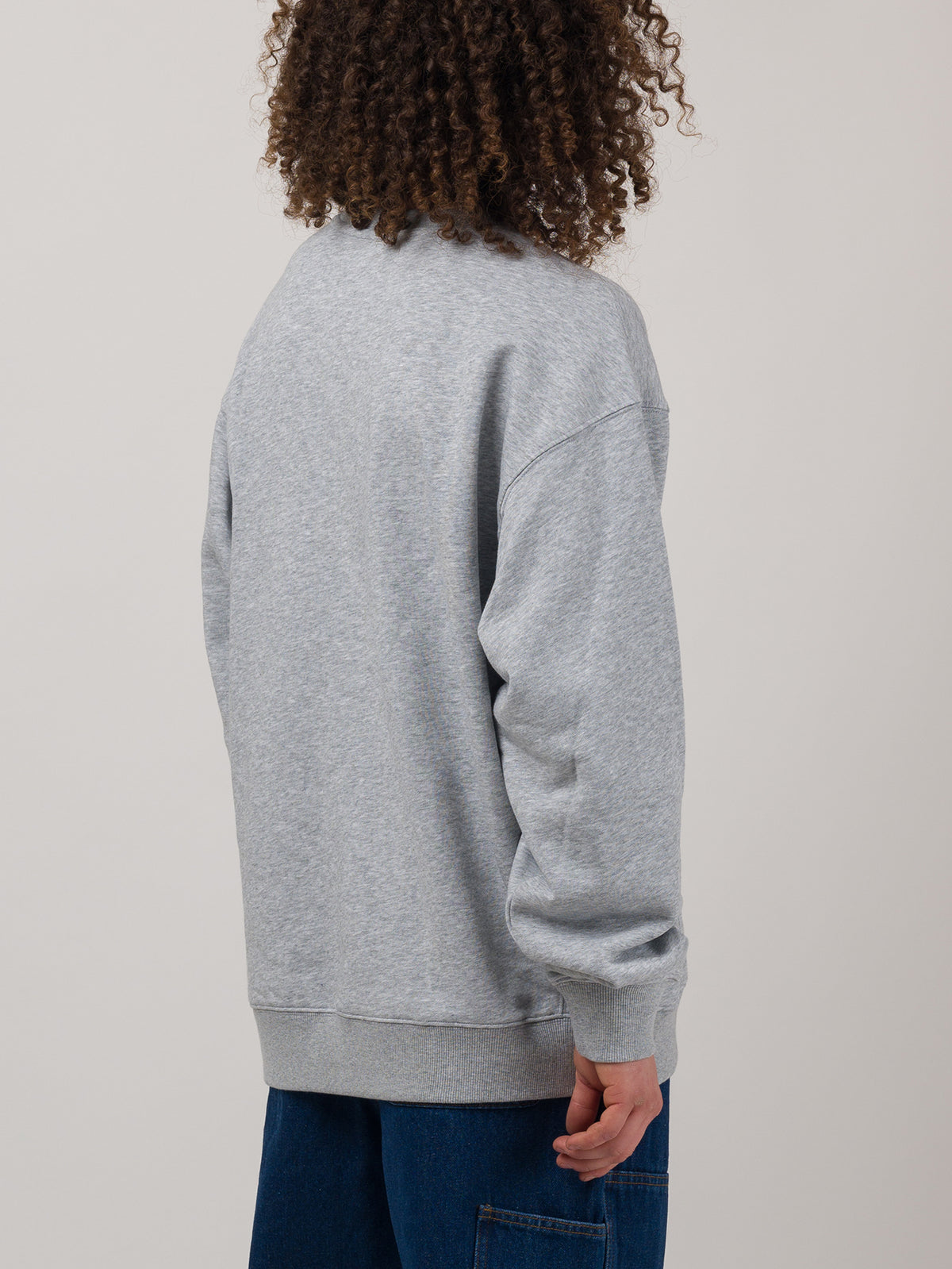 JEANS CREWNECK Heather Grey