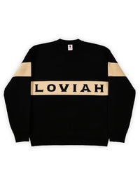 Loviah Jacquard Sweater Black