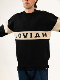 Loviah Jacquard Sweater Black