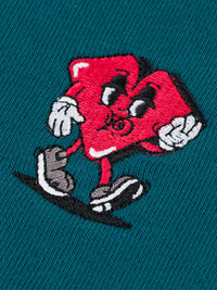 HEARTMAN CREWNECK | TEAL