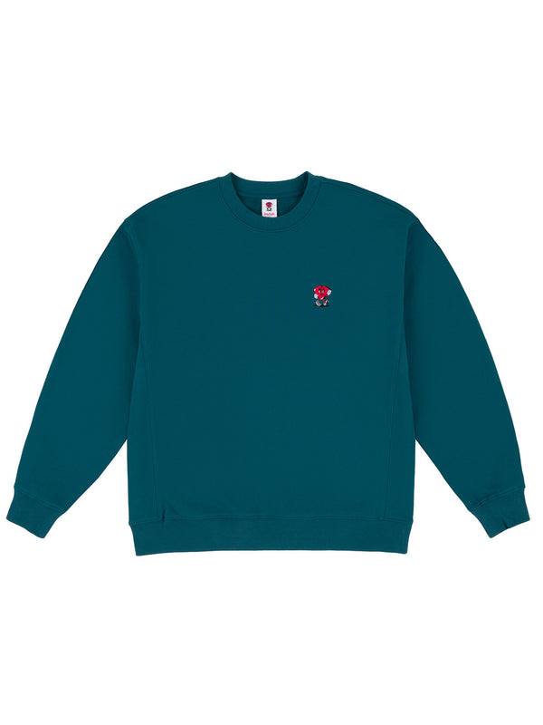 HEARTMAN CREWNECK | TEAL