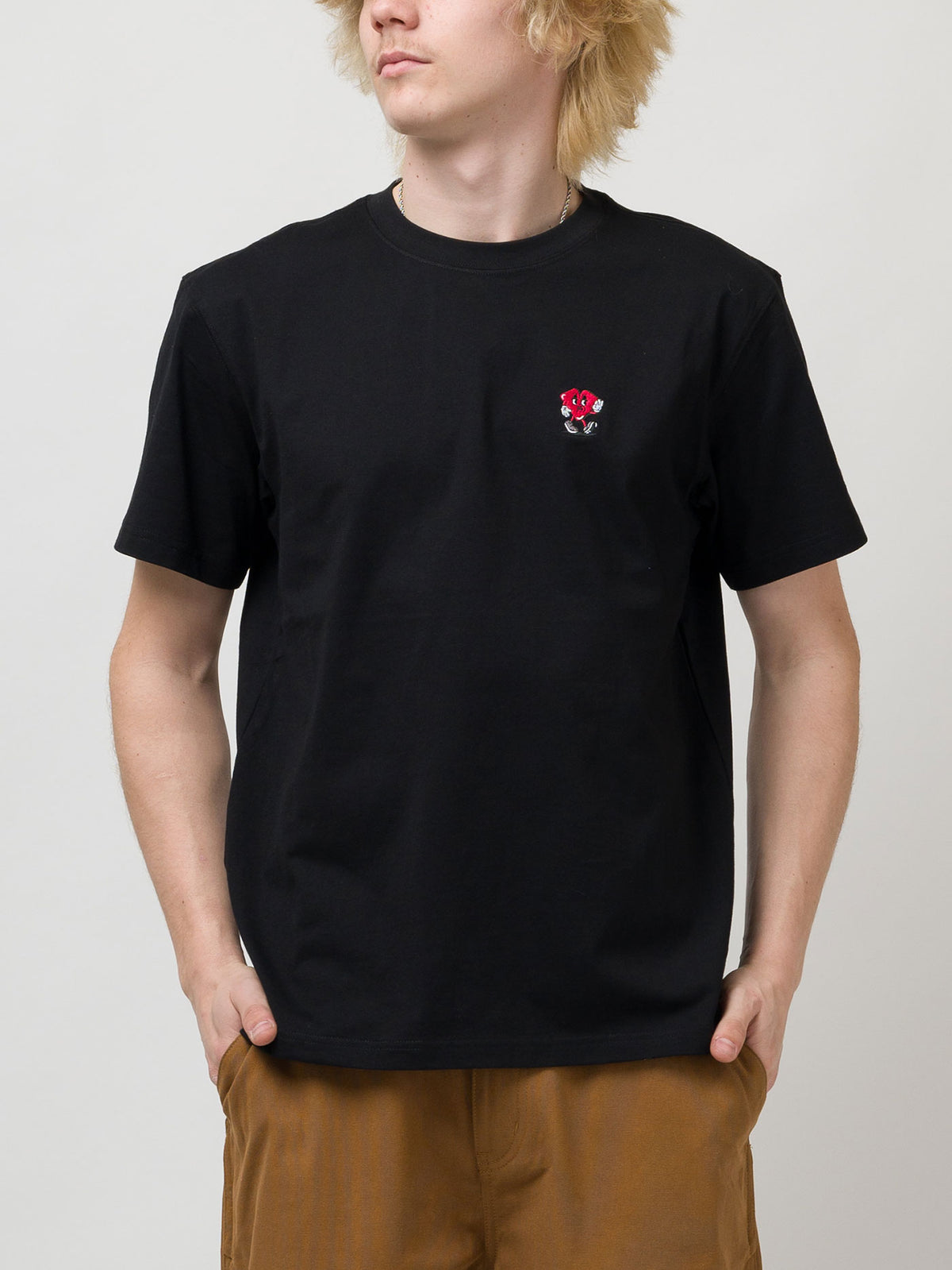 HEARTMAN T-SHIRT BLACK | BLACK
