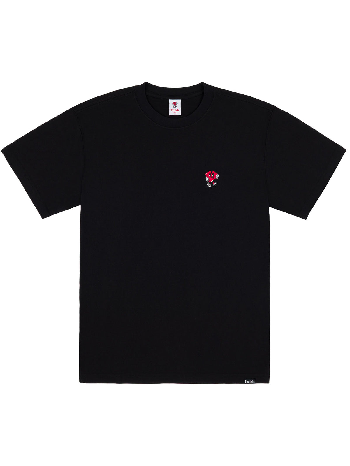 HEARTMAN T-SHIRT BLACK | BLACK