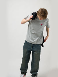 HEARTMAN T-SHIRT | HEATHER GREY