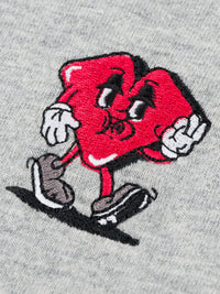 HEARTMAN T-SHIRT | HEATHER GREY