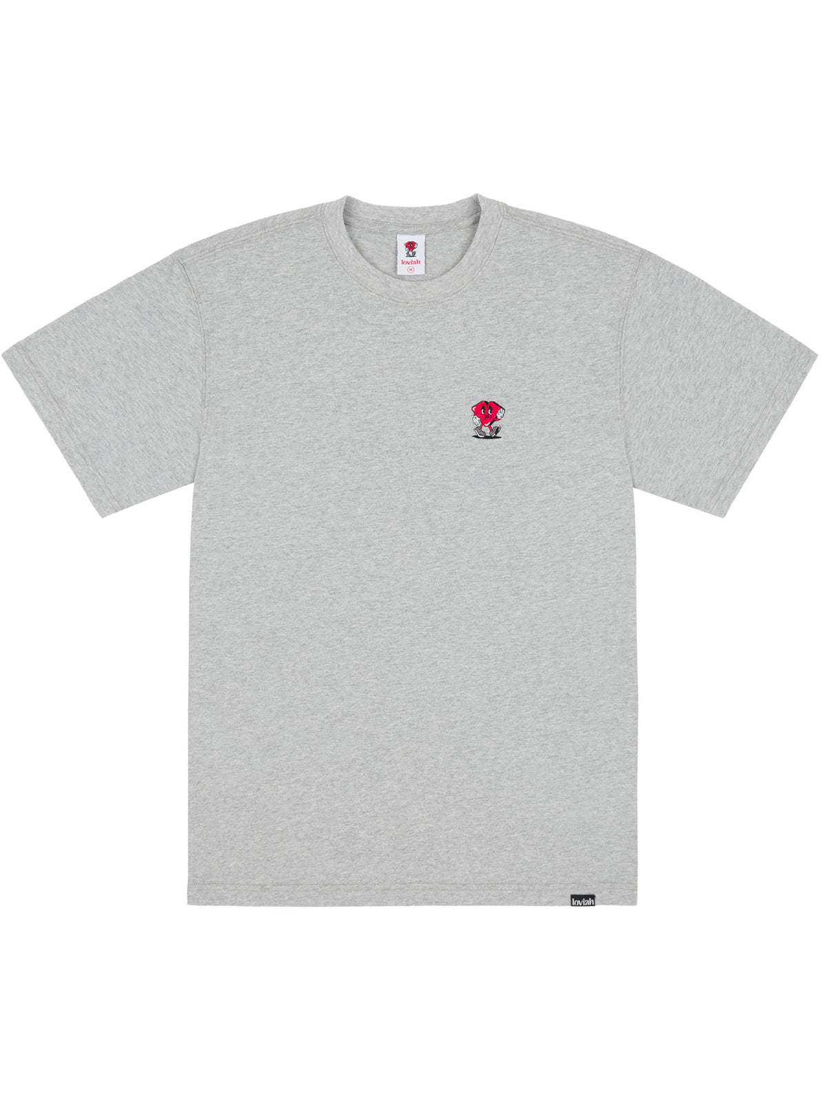 HEARTMAN T-SHIRT | HEATHER GREY