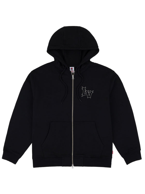 HELL-V ZIP HOODIE | BLACK