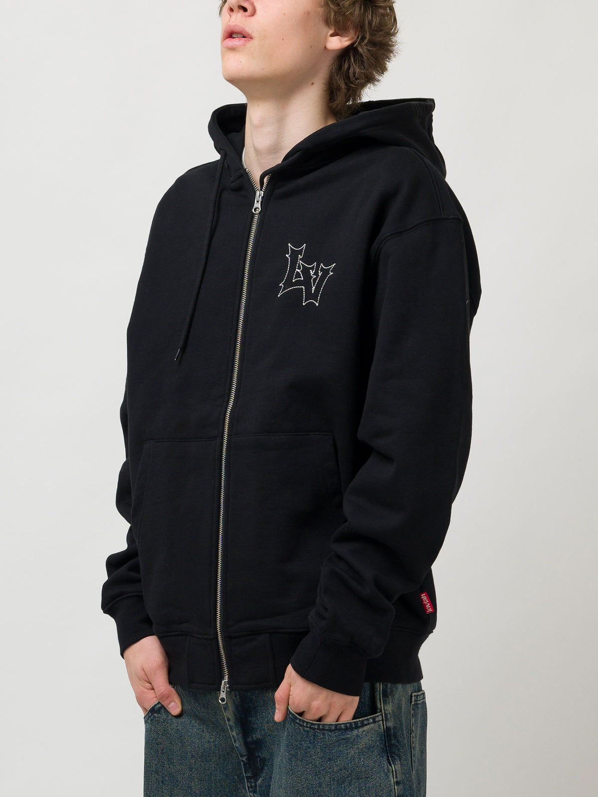 HELL-V ZIP HOODIE | BLACK