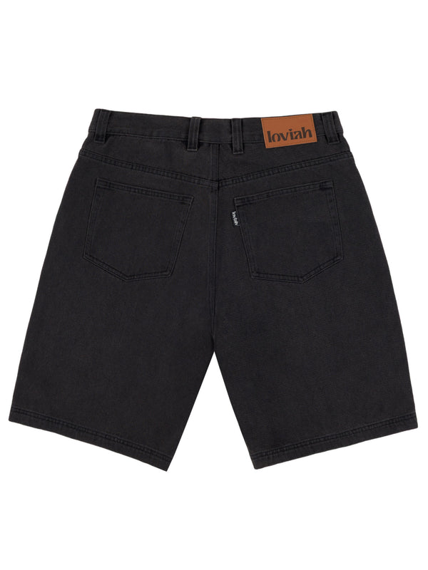JHORTS DENIM SHORTS | BLACK WASH DENIM