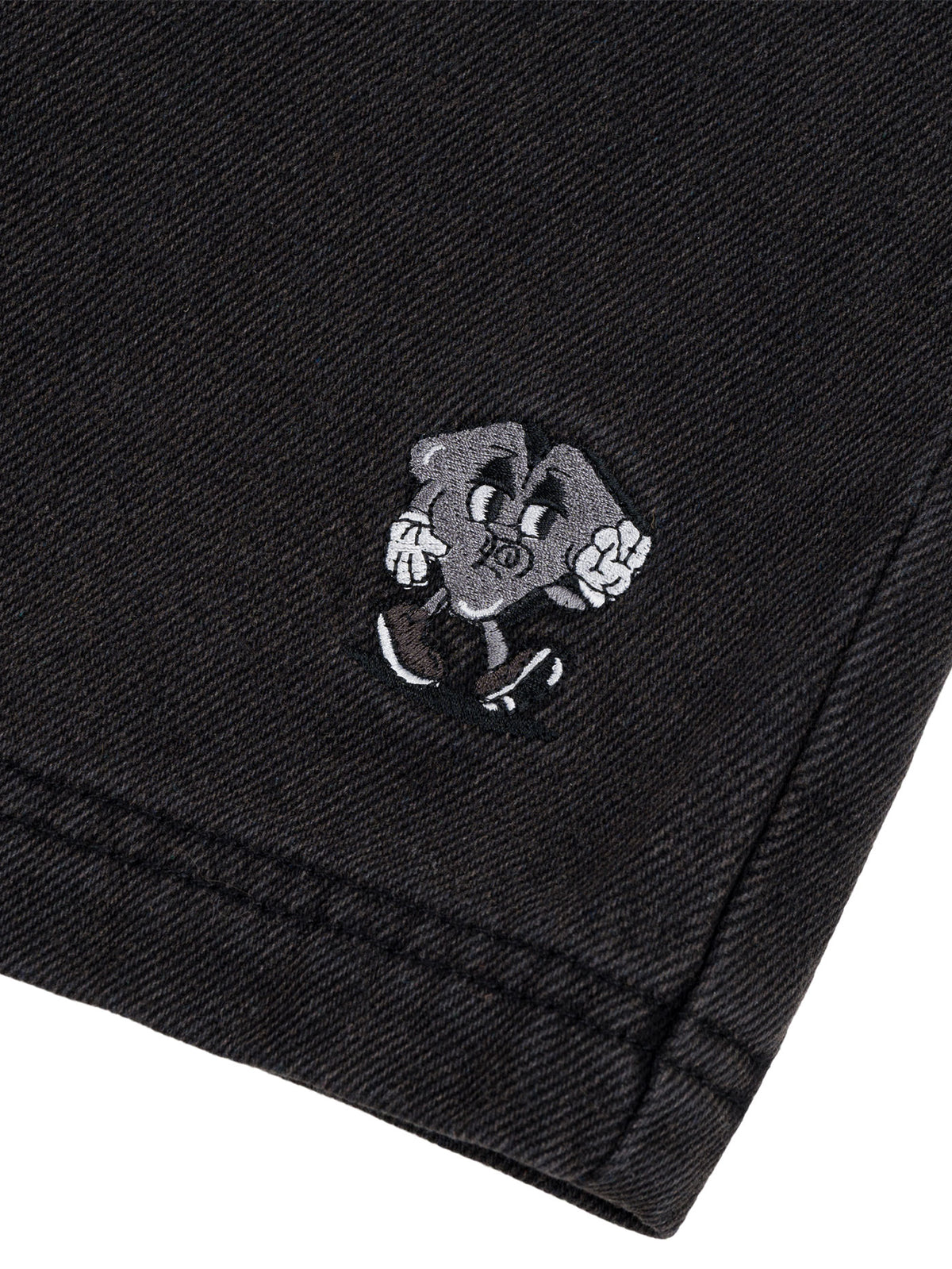 JHORTS DENIM SHORTS | BLACK WASH DENIM