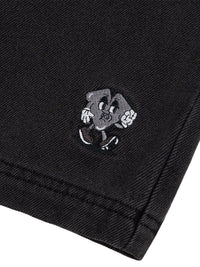 JHORTS DENIM SHORTS | BLACK WASH DENIM