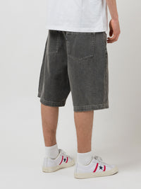 JHORTS DENIM SHORTS | GREY STONEWASH