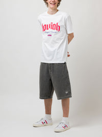 JHORTS DENIM SHORTS | GREY STONEWASH