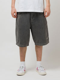 JHORTS DENIM SHORTS | GREY STONEWASH