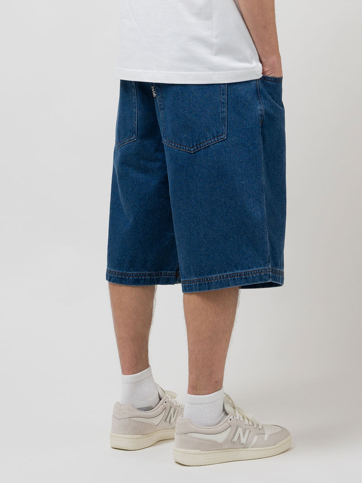 JHORTS DENIM SHORTS | INDIGO MEDIUM WASH