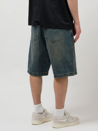 JHORTS DENIM SHORTS | PINE ENZYME WASH