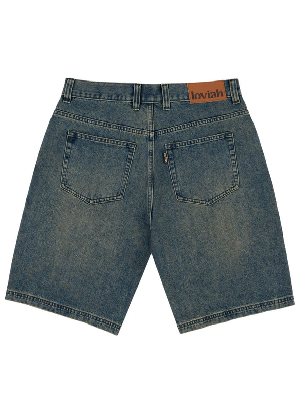 JHORTS DENIM SHORTS | PINE ENZYME WASH