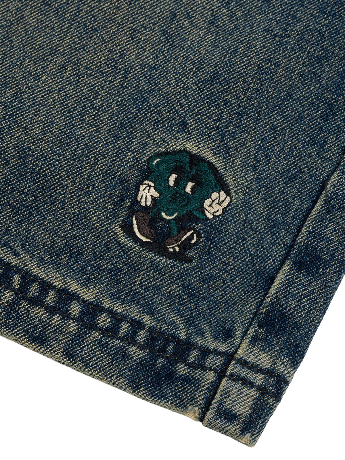 JHORTS DENIM SHORTS | PINE ENZYME WASH