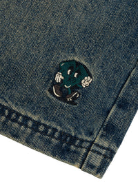 JHORTS DENIM SHORTS | PINE ENZYME WASH
