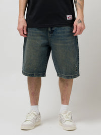 JHORTS DENIM SHORTS | PINE ENZYME WASH