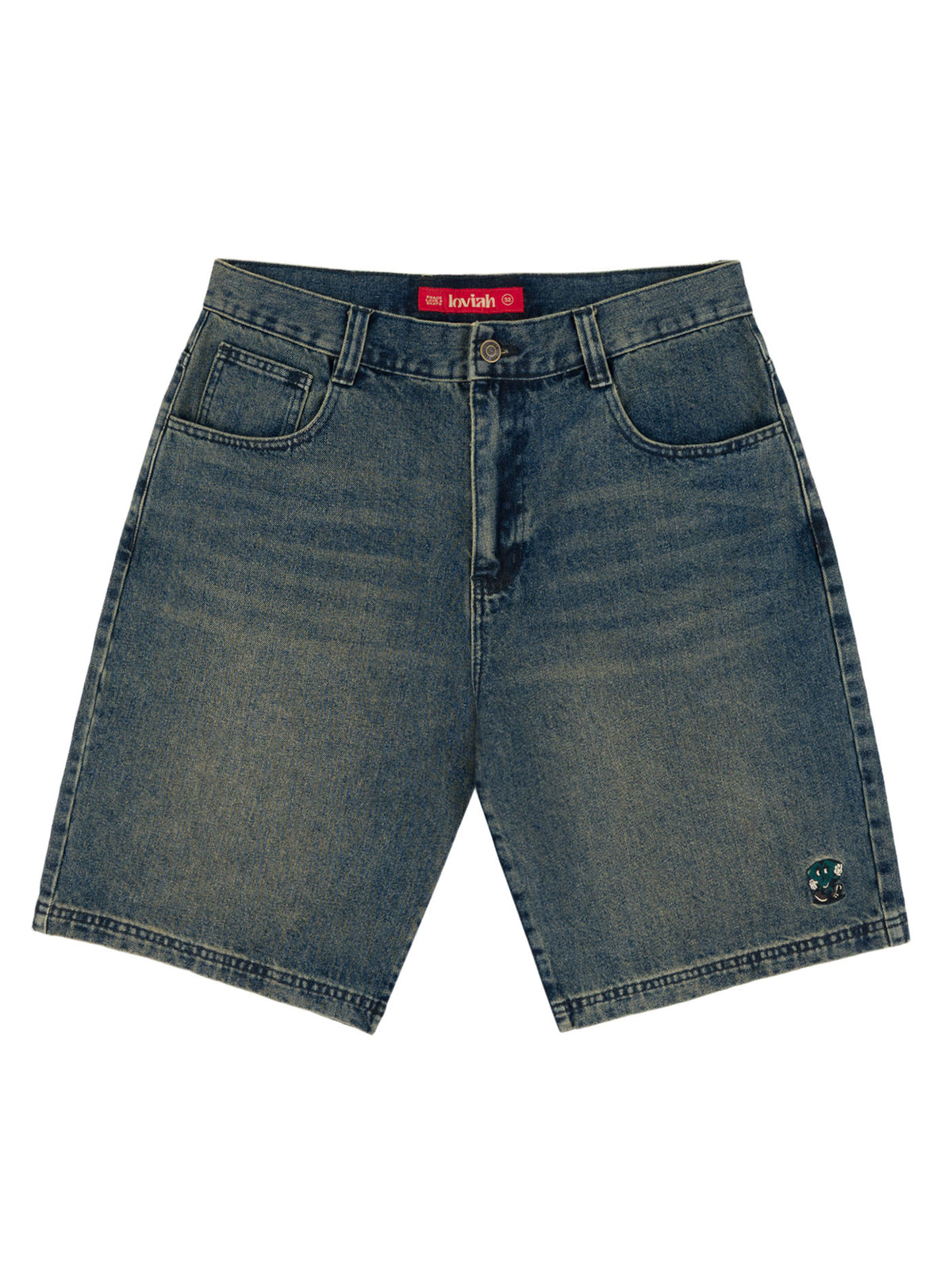 JHORTS DENIM SHORTS | PINE ENZYME WASH