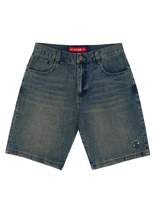 JHORTS DENIM SHORTS | PINE ENZYME WASH