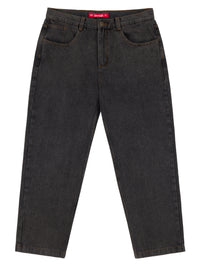 OG BAGGY ACID WASH 5 POCKET DENIM PANTS | BLACK ACID WASH
