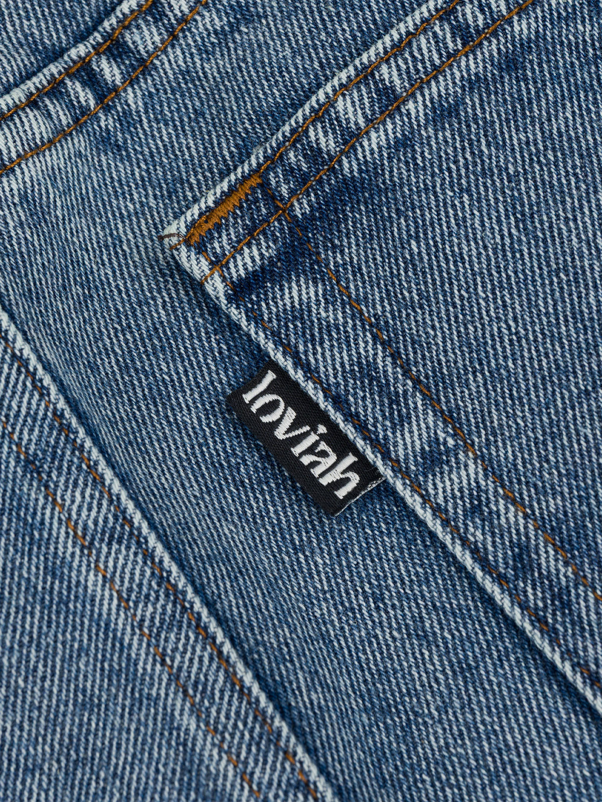 OG BAGGY ACID WASH 5 POCKET DENIM PANTS | INDIGO MEDIUM ACID WASH