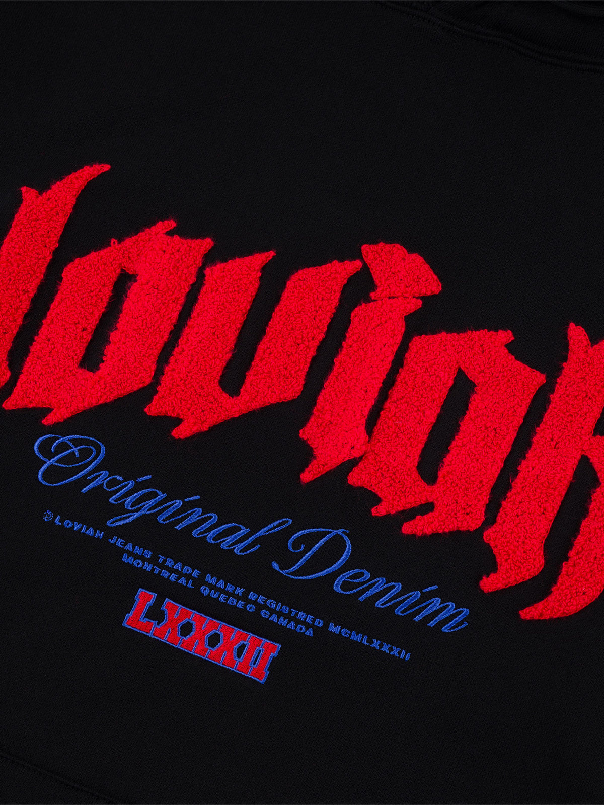 ORIGINAL DENIM HOODIE | BLACK